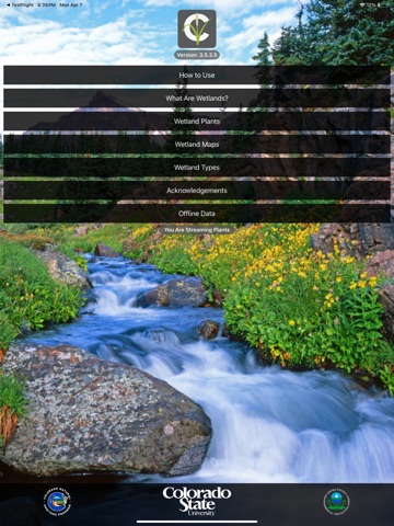 Colorado Wetlands Mobile App
