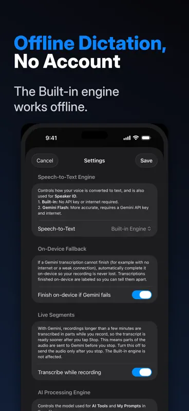 DualScribe: Voice to Text AI screenshot 3 of 6