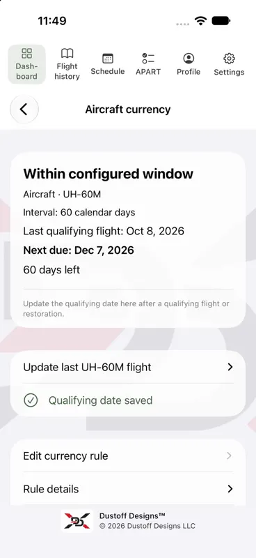 APART: Flight Logbook screenshot 10 of 10
