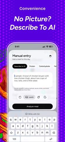 Macros AI Free Calorie Tracker Screenshot 3 of 8