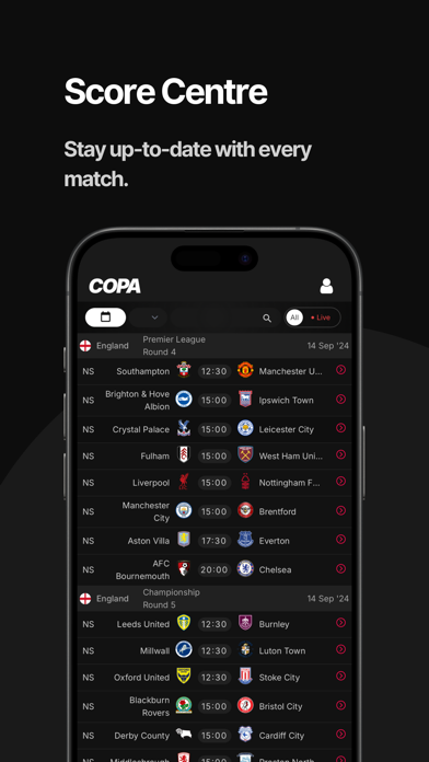 COPA: Football Predictions Screenshot