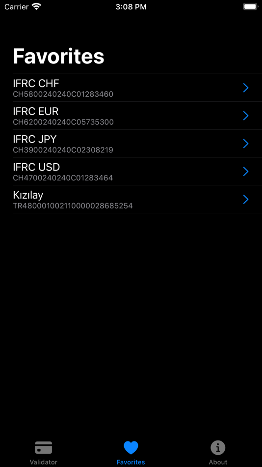 #3. IBAN Validator (iOS) 由: Resul Aybar