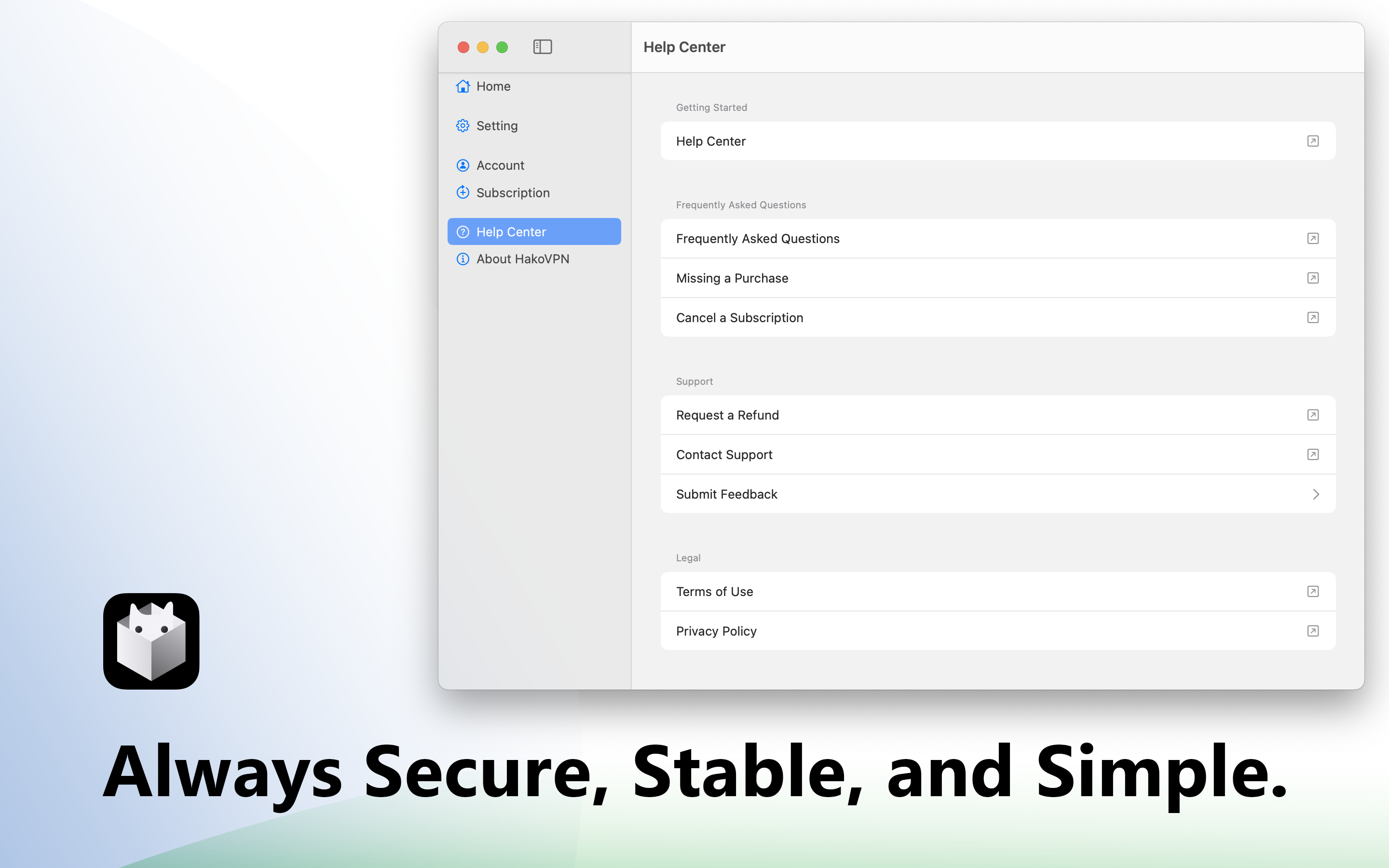 Hako VPN Fast Secure Unlimited