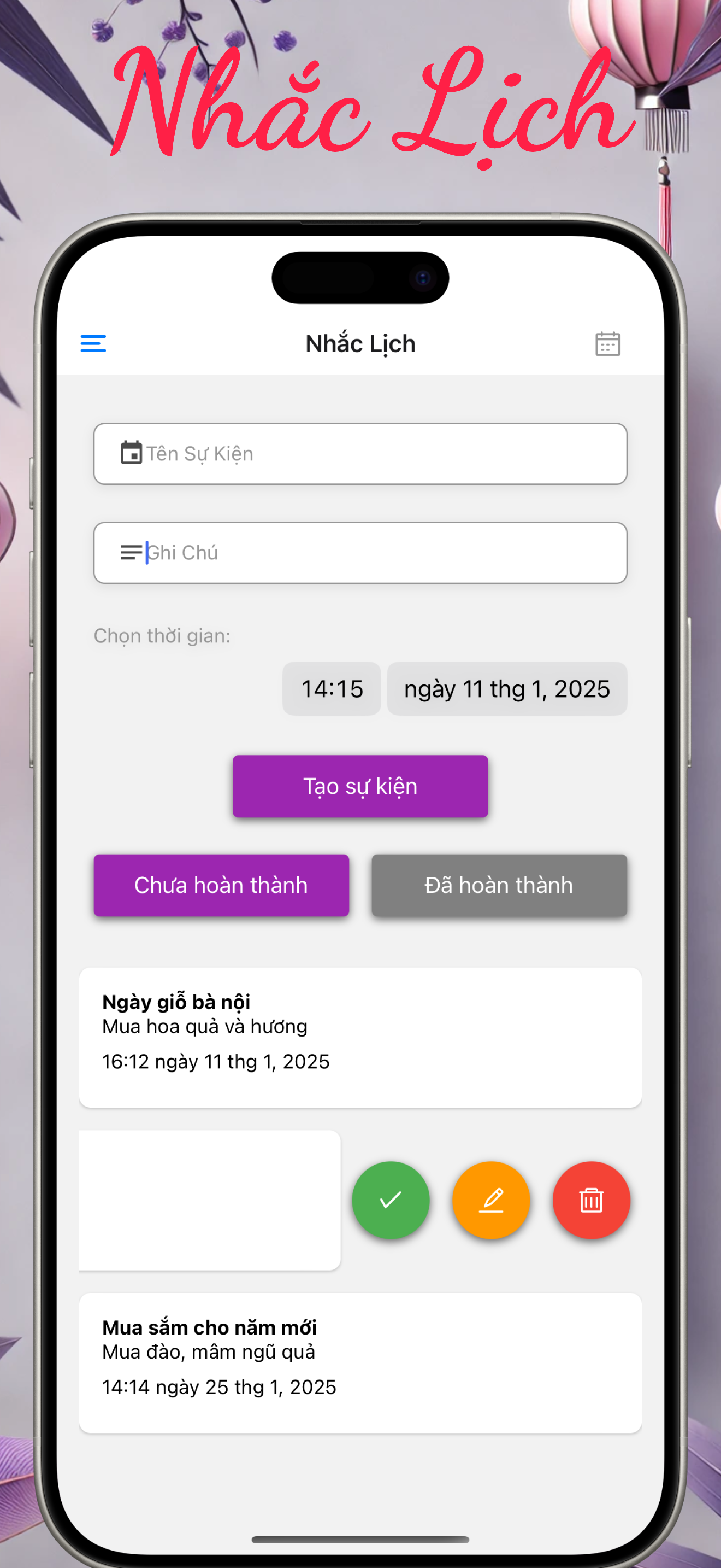 Lịch Vạn Niên - Âm Dương