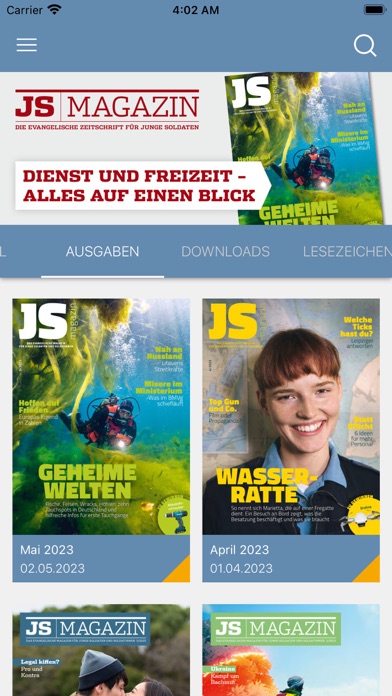 JS-Magazin Screenshot
