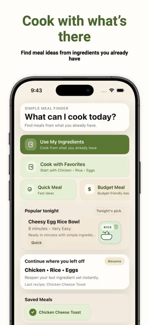What To Cook: Easy Recipes screenshot 1