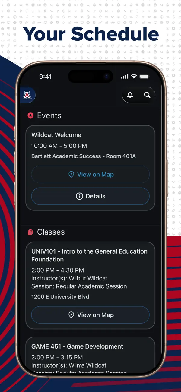 Screenshot #2 pour University of Arizona