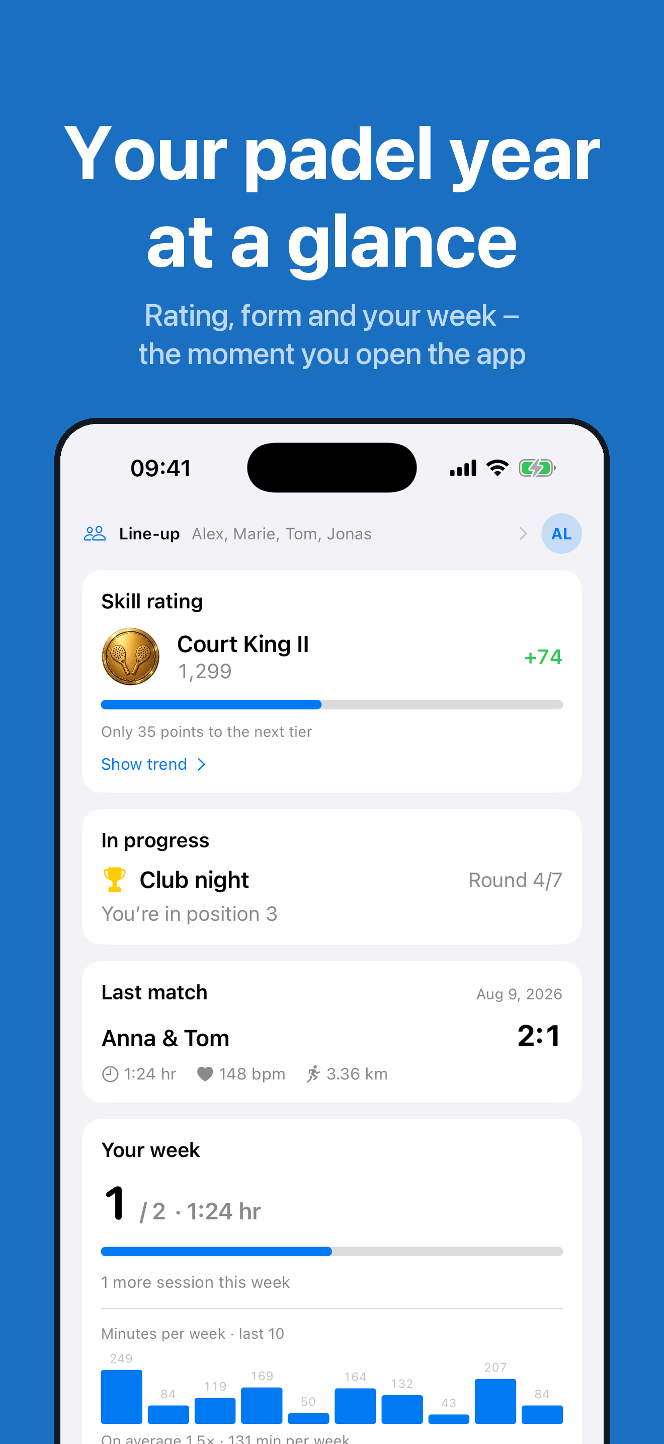 PadelScore: Score & Health screenshot 2