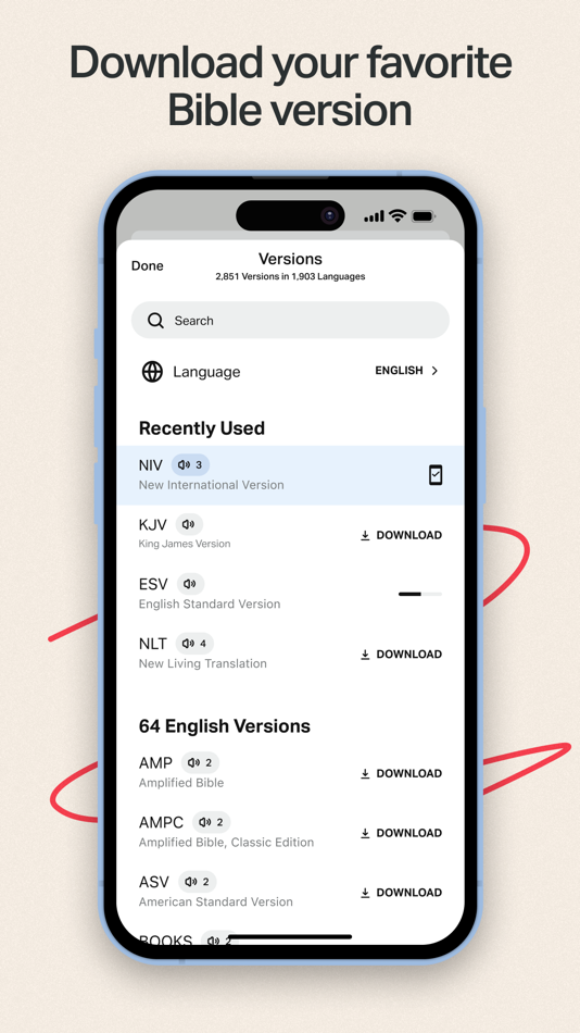 #2. Bible (iOS) 由: Life.Church