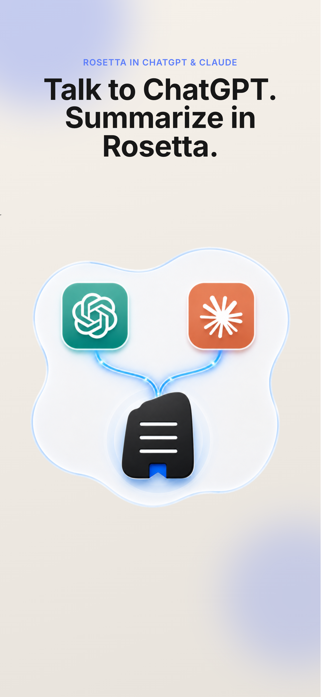 Rosetta: AI Notes, Links, Todo
