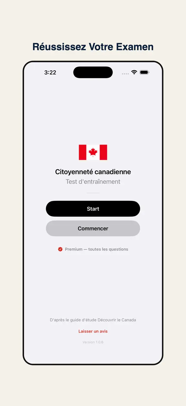 Screenshot #1 pour Canada Quiz: Citoyenneté