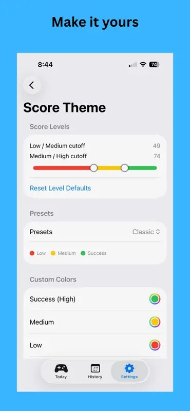 DayGame - Daily Wellness Score screenshot 6 of 6