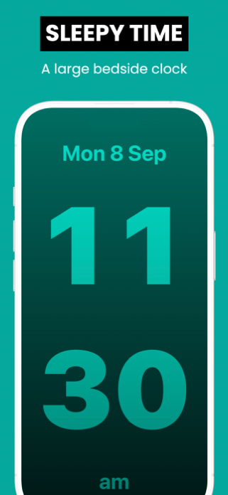 Bed Time | Large Clock Screenshot 1 of 6