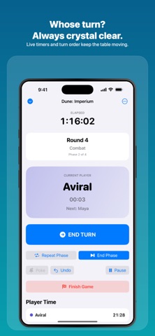 Turn Table: Board Game Timer Screenshot 2 of 8
