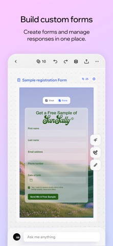 Wixel - AI Graphic Design App iPhone screenshot