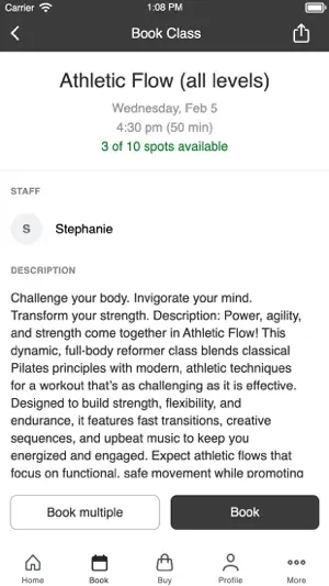 FitWise Pilates and Gyrotonic screenshot 3