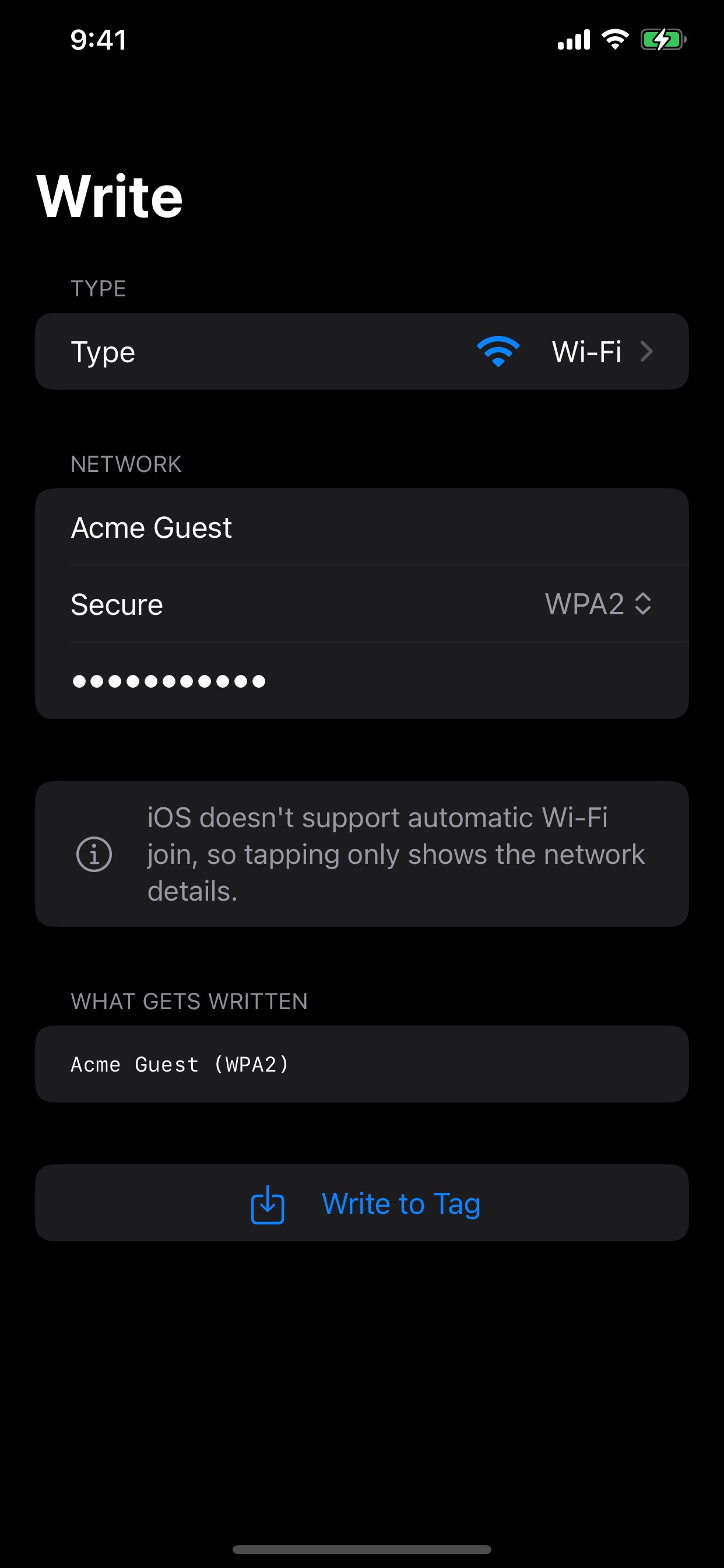 Screenshot 5 of NFC Writer: Secure Tag Setup