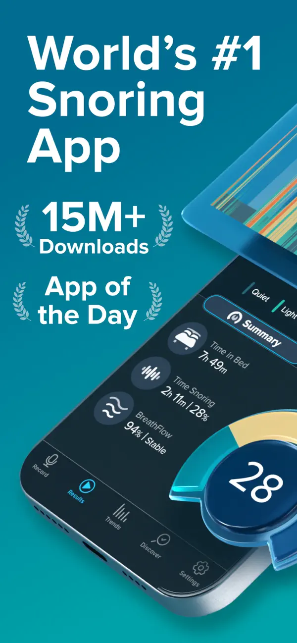#1. SnoreLab : Record Your Snoring (iOS) 由: Reviva Softworks Ltd
