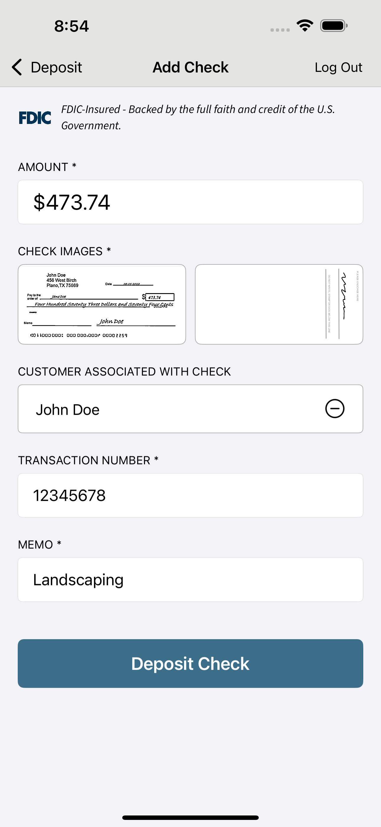 ACB Merchant Mobile Deposit
