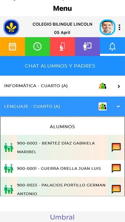 Umbral Profesores screenshot-3