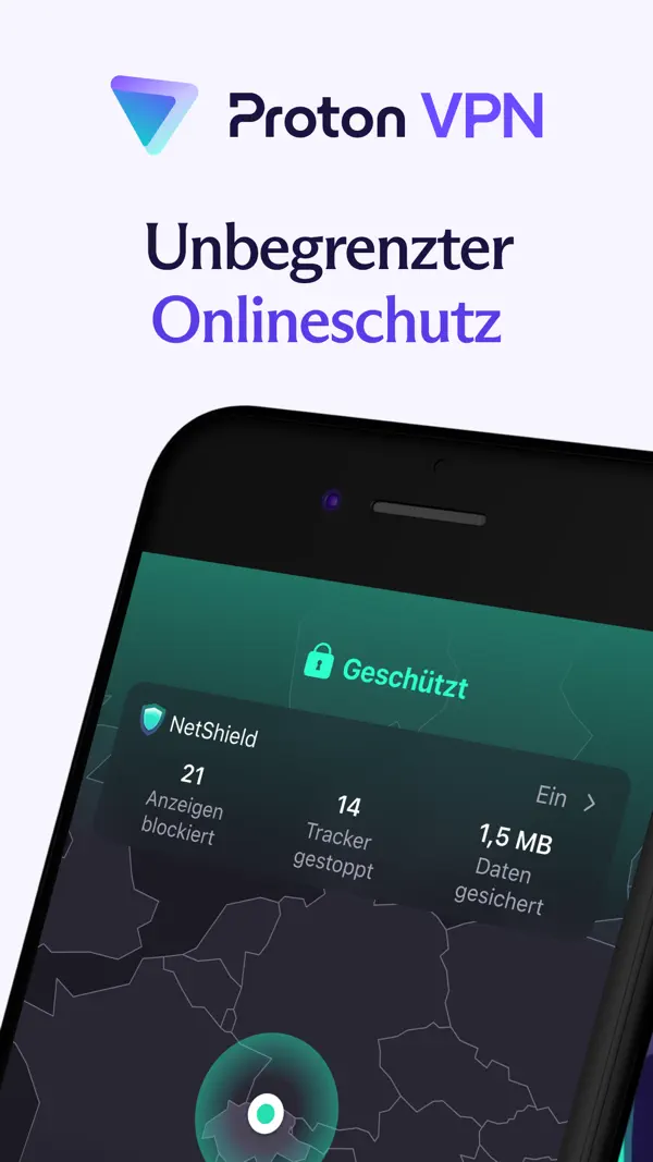 Proton VPN: Fast & Secure iPhone App Screenshot 1 – Dienstprogramme