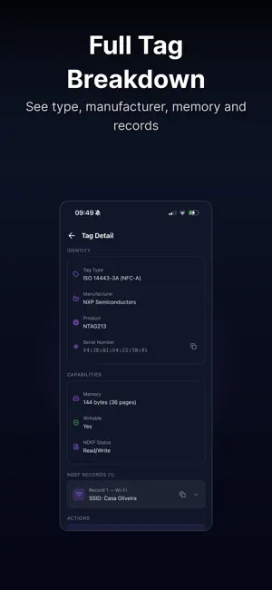 Tag: NFC Reader & Writer screenshot 3
