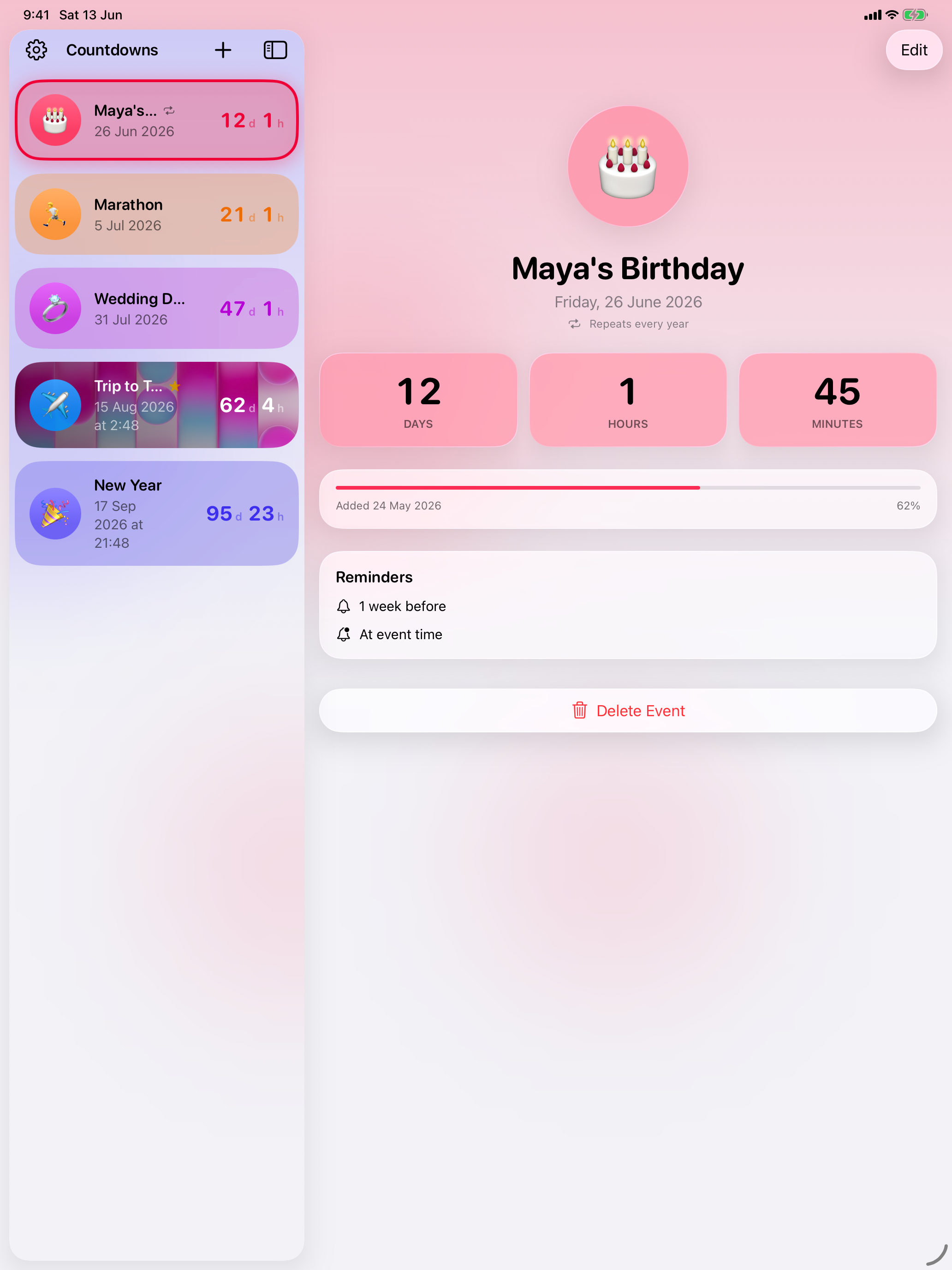 Until Then - Event Countdowns