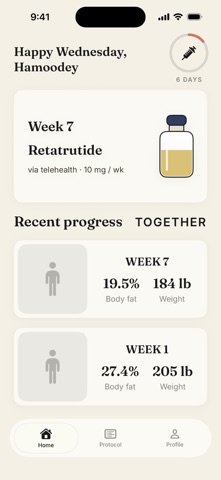 GLP-1 Tracker: Together Screenshot 2 of 3
