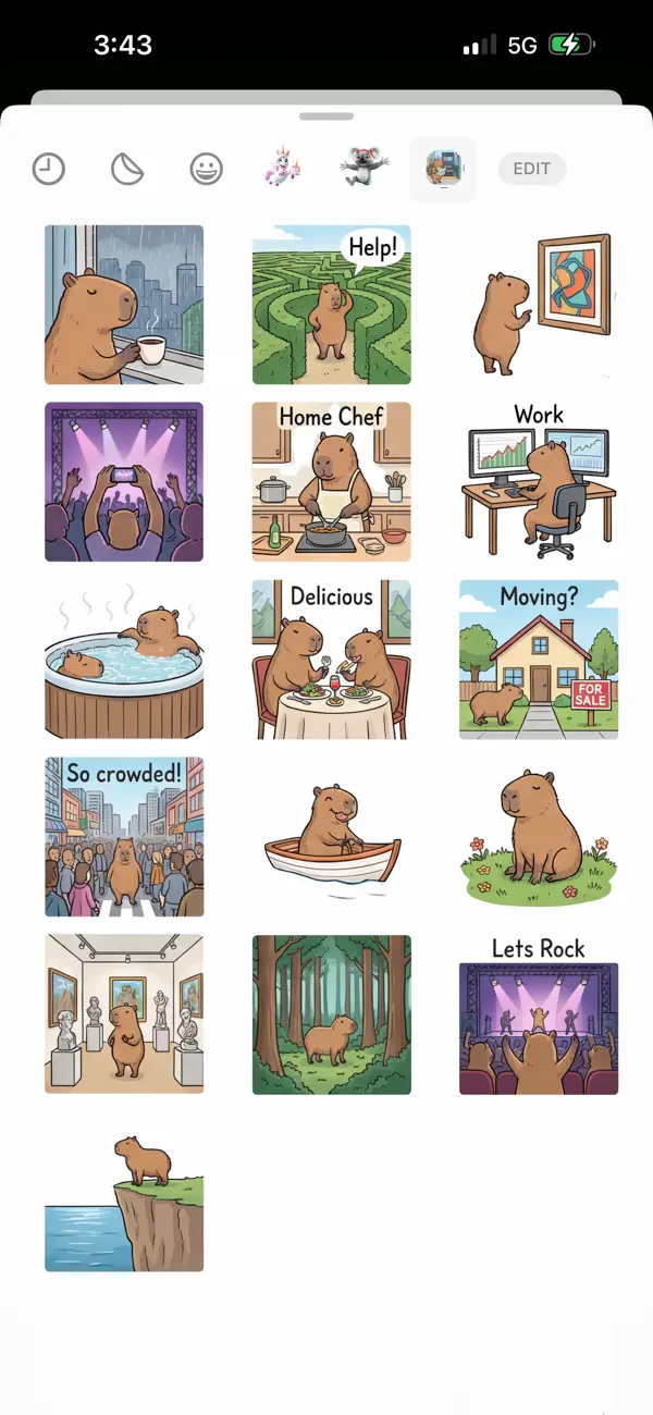 Screenshot #2 pour Vibing Everywhere Stickers