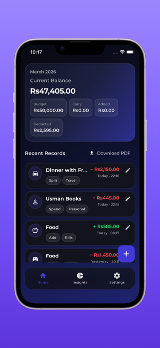 SpendBook - Expense Tracker Screenshot 1 of 6