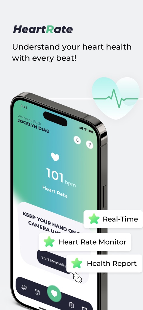 Pulse Monitor - Heart Rate BPM - Health & Fitness App | MWM