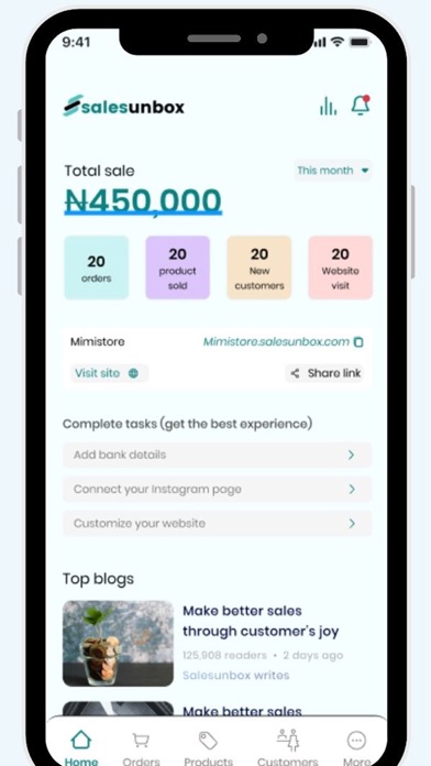 SalesUnbox Screenshot