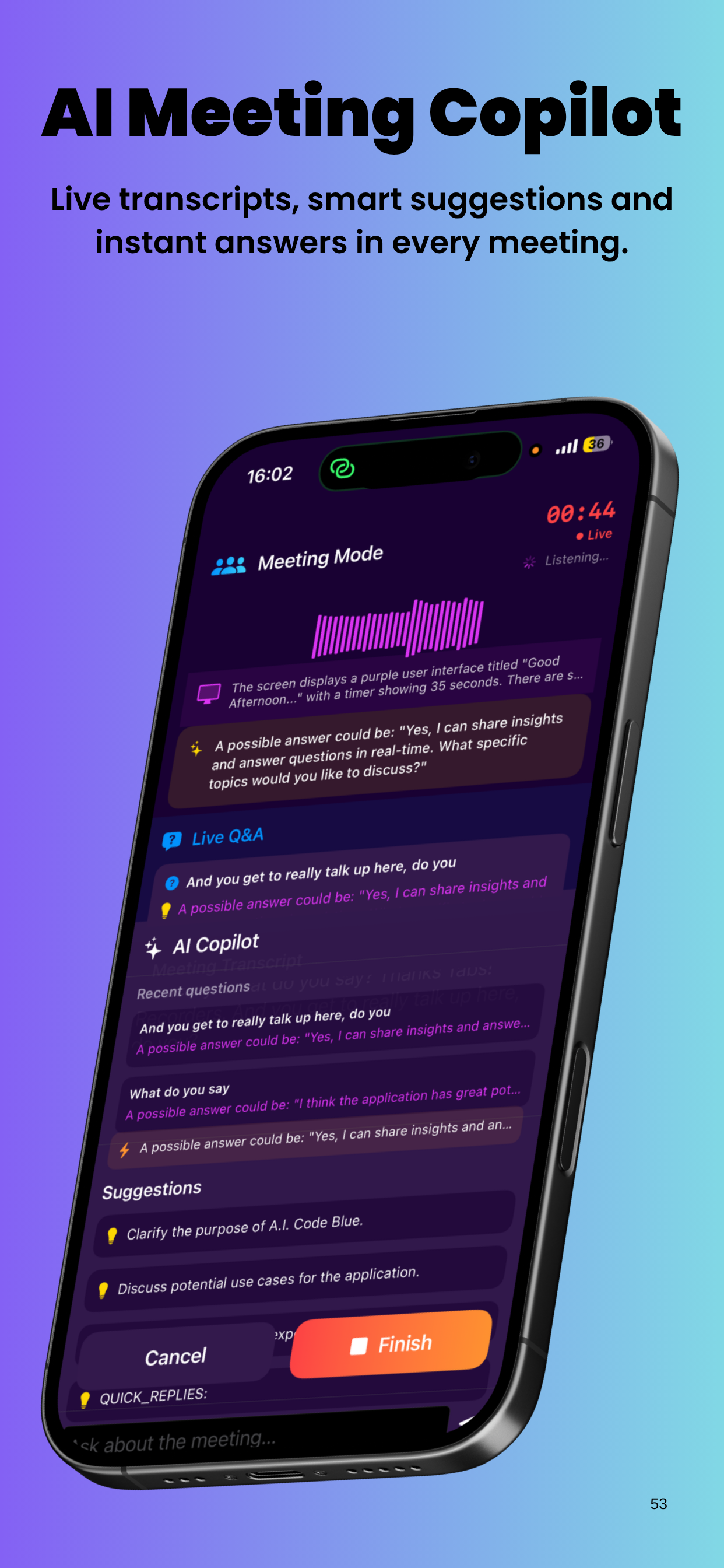NotlyRec – Meeting Assistant screenshot 2