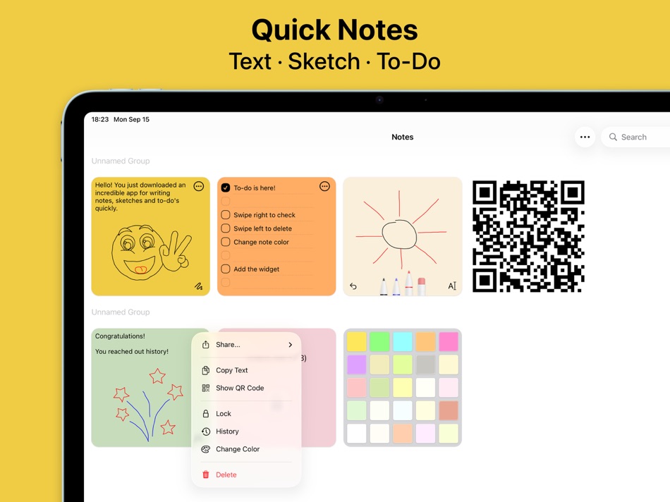 #1. Sticky Note Widget. Stickies (macOS) Bởi: Vitaly Kuz'menko