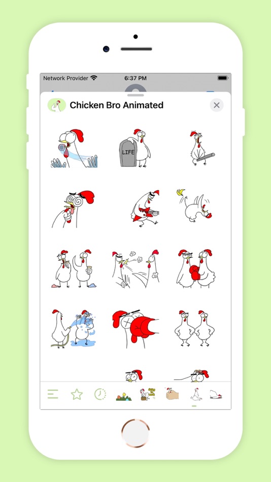 #2. Chicken Bro Animated (iOS) By: Pratik Dhebariya
