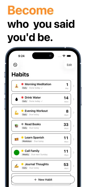 Task Flow: Habit Tracker screenshot 1