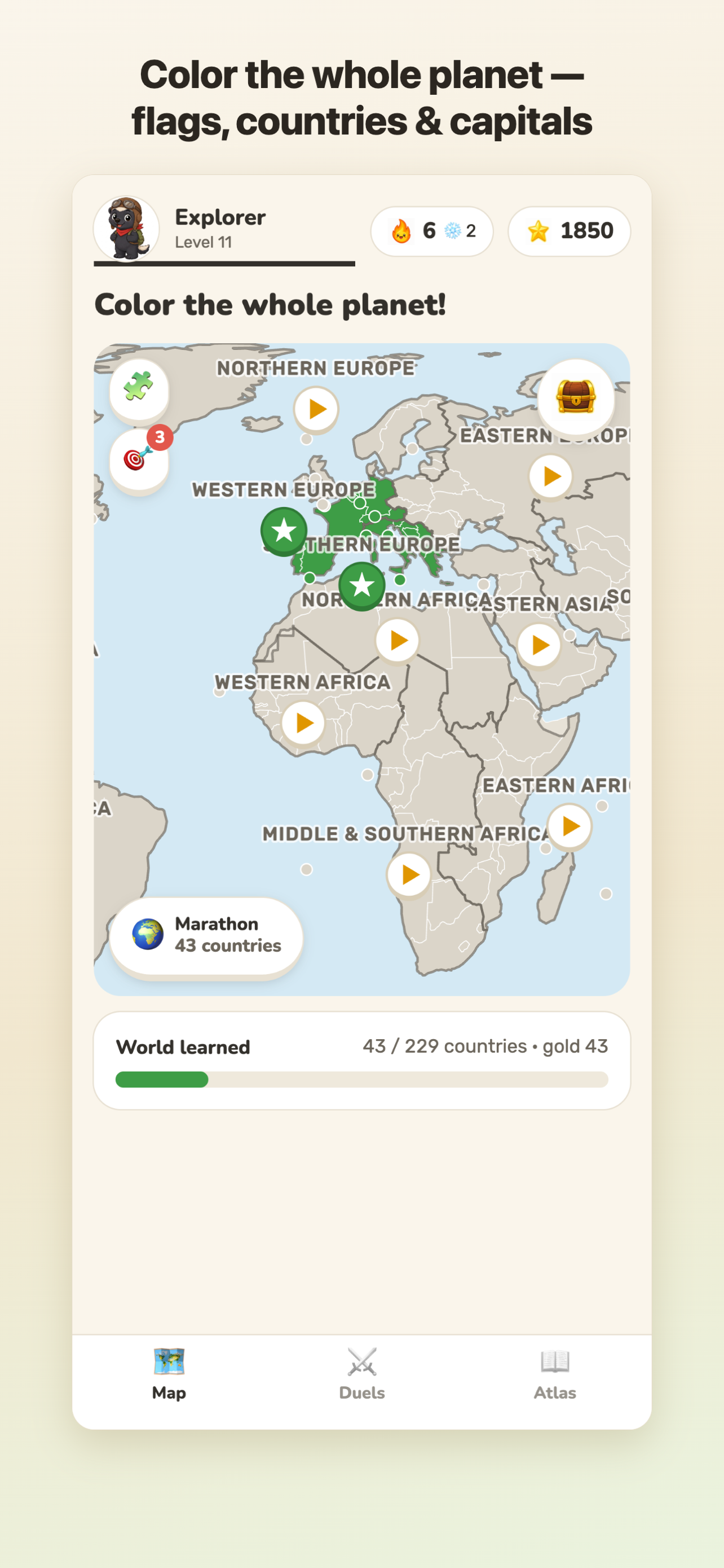 Flagovore: Flags & Capitals screenshot 4