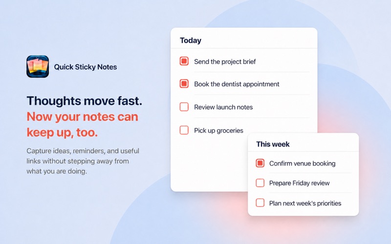Quick Sticky Notes Screenshot 1 of 6