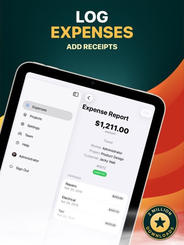 Expense Control Pro iPad screenshot