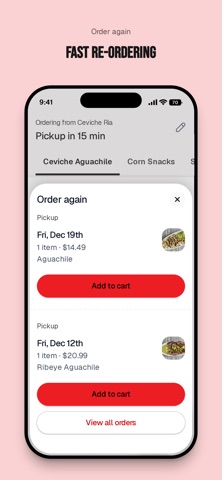 Ceviche Ria iPhone screenshot