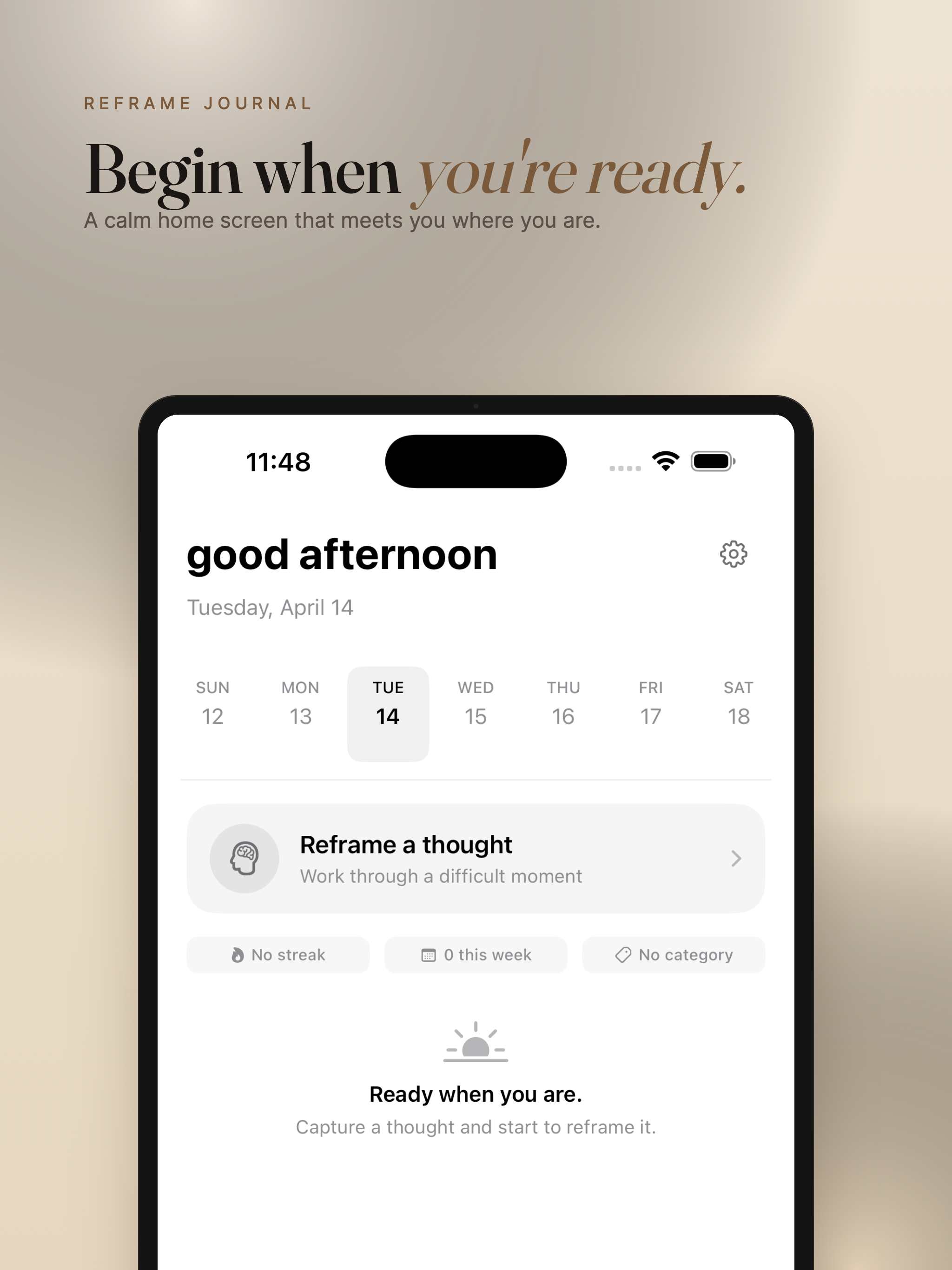 Reframe CBT Thought Journal screenshot 7