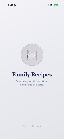 Our Family Recipes iPhone screenshot