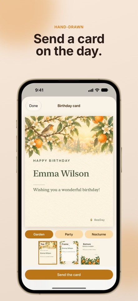 BeeDay: Birthday Reminder screenshot 3