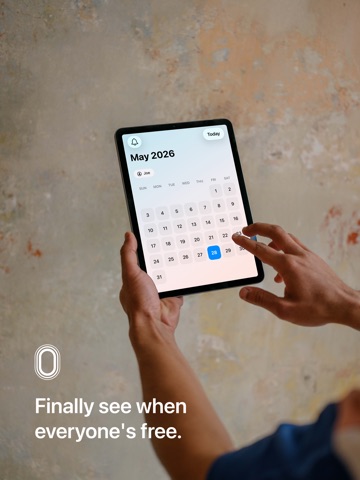 Overlap Calendar iPad screenshot