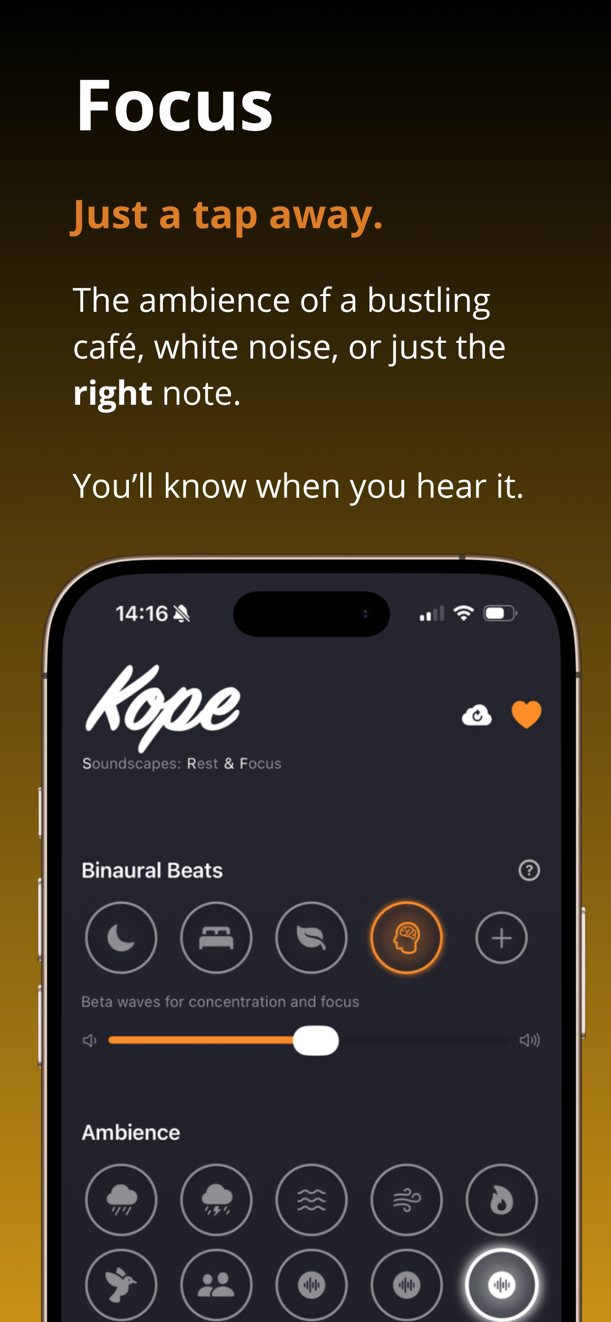Kope Soundscapes: Rest & Focus