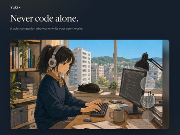 Yuki — never code alone iPad screenshot
