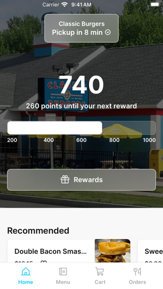 Classic Burgers iPhone screenshot 1 - Food & Drink app