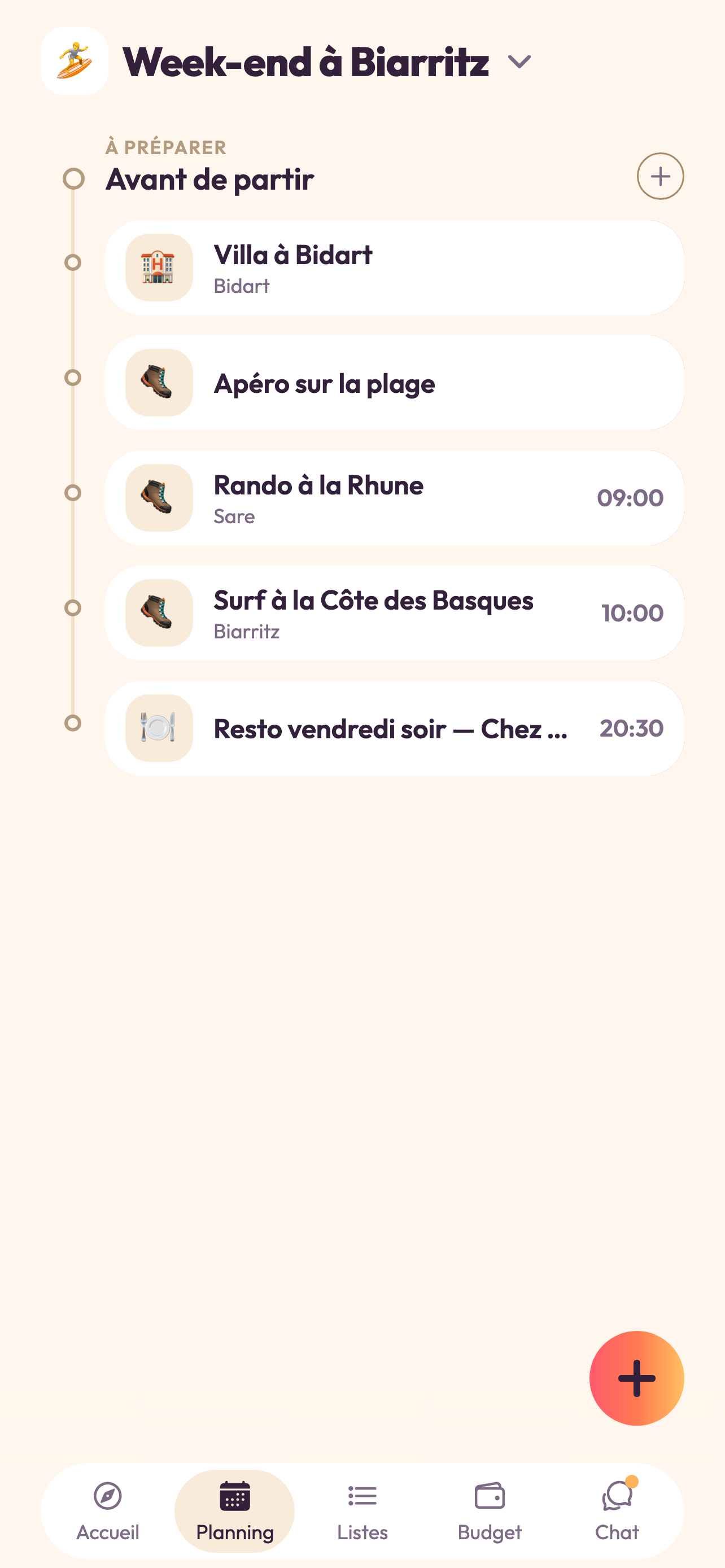 Bandee : voyages entre amis screenshot 4