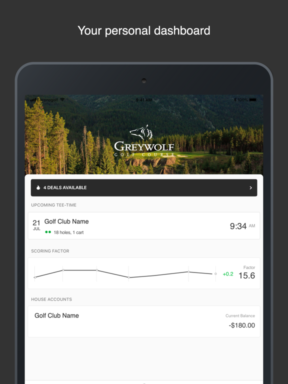 Greywolf Golf app screenshot 3