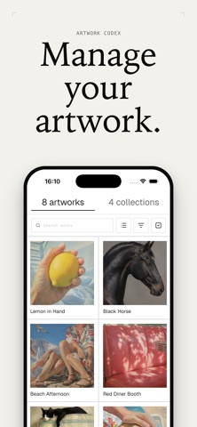 Artwork Codex screenshot